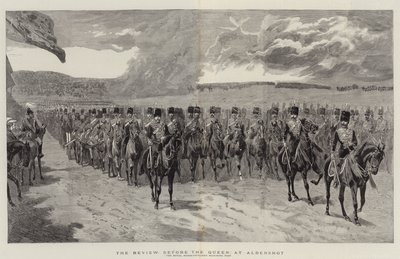 La Revue devant la Reine à Aldershot - John Charlton